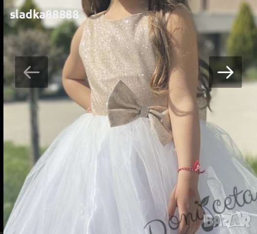 Детска официална рокля, снимка 2 - Детски рокли и поли - 42170009