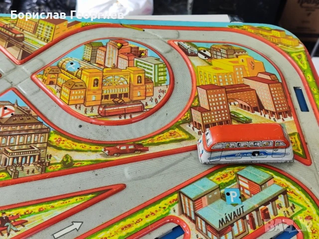 Стара унгарска ламаринена играчка, снимка 5 - Колекции - 50850029