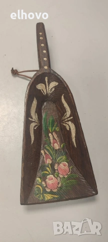 Стара дървена лопатка, снимка 3 - Антикварни и старинни предмети - 54265340