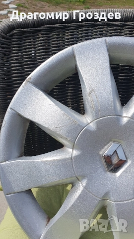 Два броя оригинални тасове за джанти "TARANIS 15" за Renault / Рено , снимка 5 - Аксесоари и консумативи - 51754848