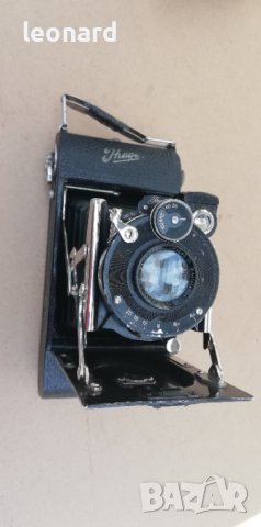 Стар фотоапарат с мях. , снимка 1 - Антикварни и старинни предмети - 40598892
