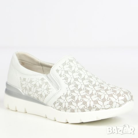 ЕЖЕДНЕВНИ ДАМСКИ ОБУВКИ - ЕСТЕСТВЕНА КОЖА, снимка 3 - Дамски ежедневни обувки - 44255251