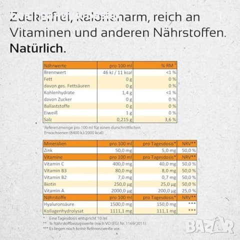 Нова Хиалуронова киселина с колаген и витамини за здрава кожа и коса жени, снимка 4 - Други - 52774037