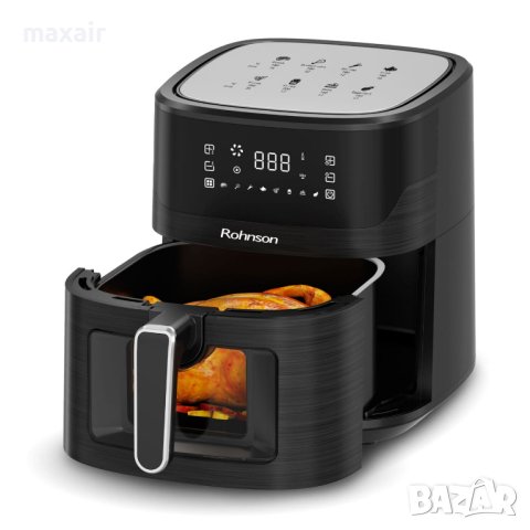 Фритюрник AirFryer Rohnson R-2849 * Гаранция 2 години, снимка 3 - Фритюрници - 44319595