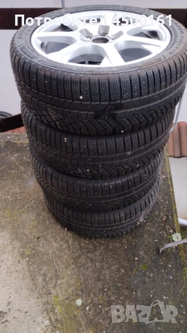Алуминиеви джанти със зимни гуми 17', снимка 2 - Гуми и джанти - 52979350