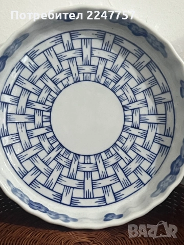 2 чинии с подложни, снимка 4 - Чинии - 52526207