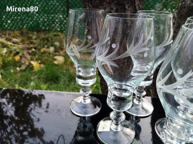 Български кристален сервиз за вино - нов !, снимка 2 - Сервизи - 52641699