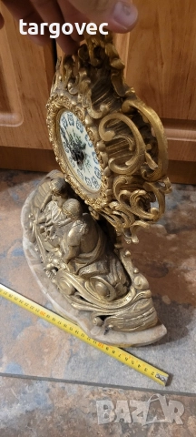 разкошен белгийски часовник, снимка 3 - Антикварни и старинни предмети - 52676153