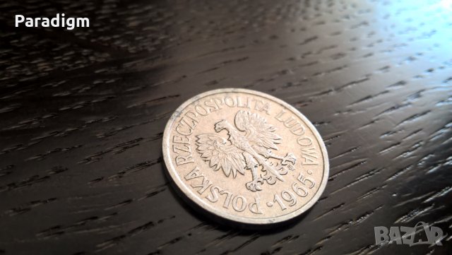 Монета - Полша - 20 гроша | 1965г., снимка 2 - Нумизматика и бонистика - 32066309