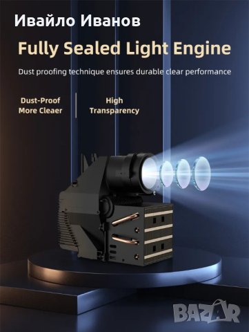 150''HD Android Panda Stella проектор + 92" екран, снимка 7 - Плейъри, домашно кино, прожектори - 42882941