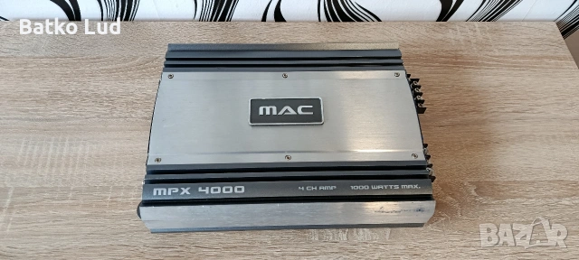 Усилвател Mac Audio MPX 4000, снимка 7 - Ресийвъри, усилватели, смесителни пултове - 54244087