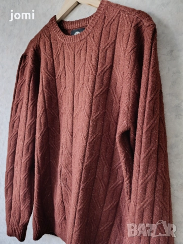 100% Оригинален страхотен мъжки зимен пуловер PETROL INDDUSTRIES!, снимка 2 - Пуловери - 52390058