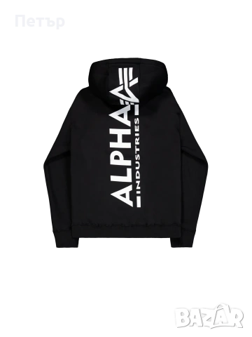 Мъжки суичър Alpha Industries Back Print Hoodie M, снимка 2 - Суичъри - 53937361
