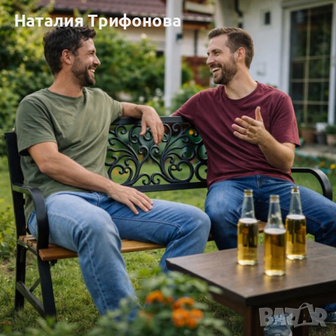 Елегантна градинска пейка GARDEN LINE – здрава болтова конструкция