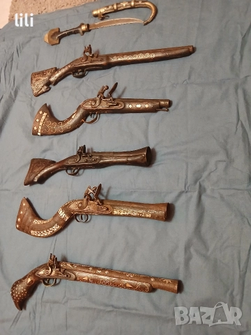 пушки пищов кремъклии, снимка 2 - Антикварни и старинни предмети - 52713838