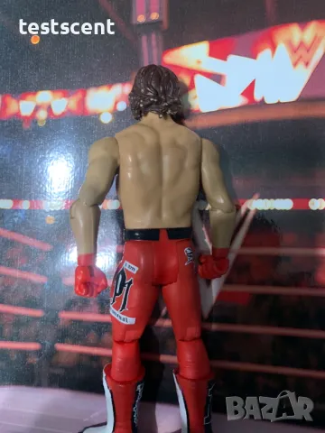 Екшън фигура WWE AJ Styles Ей Джей Стайлс Mattel Basic Figure играчка red, снимка 8 - Фигурки - 48502870