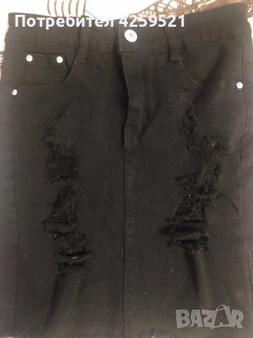 Къса дънкова пола, снимка 4 - Поли - 48894677