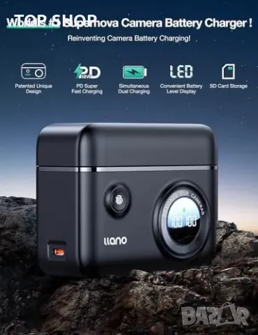 Ново Двойно Зарядно + 2 Батерии NP-W235 2400mAh за Fujifilm XT4 XT5, снимка 2 - Чанти, стативи, аксесоари - 49343957