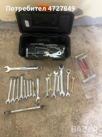 Спешно! Комплект гаечни ключове 18+ части – Topmaster – Включва тресчотки и кутия