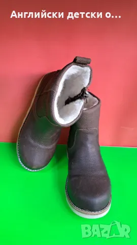 Английски детски боти естествена кожа, снимка 5 - Детски боти и ботуши - 48771226