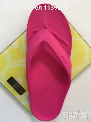 CROCS Iconic Comfort номер 35 розови джапанки чехли, снимка 8 - Джапанки - 29856094