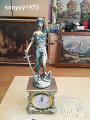 Фигура на ТЕМИДА от резин+часовник 0201211249, снимка 5 - Колекции - 31276541