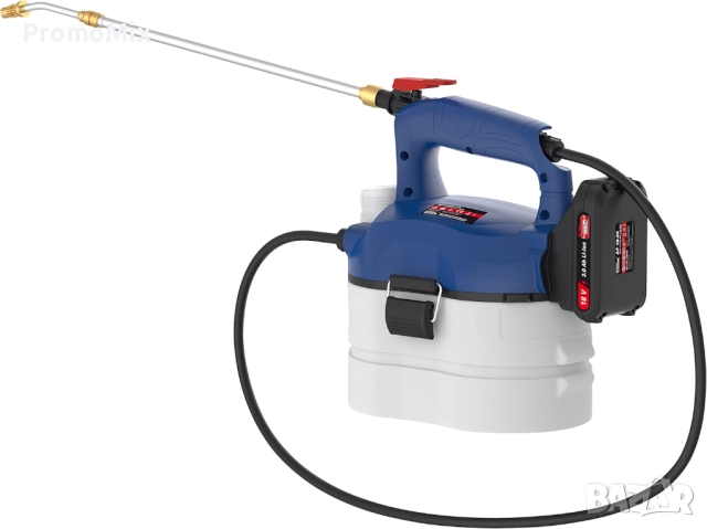Акумулаторна пръскачка Gude SG 18 201 05 3л 18V 58570 Батерия и зарядно устройство, снимка 2 - Градинска техника - 52521198