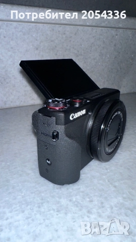 Дигитален фотоапарат Canon PowerShot G7X Mark III, 20.1MP, 4K, Черен, снимка 7 - Фотоапарати - 52315298