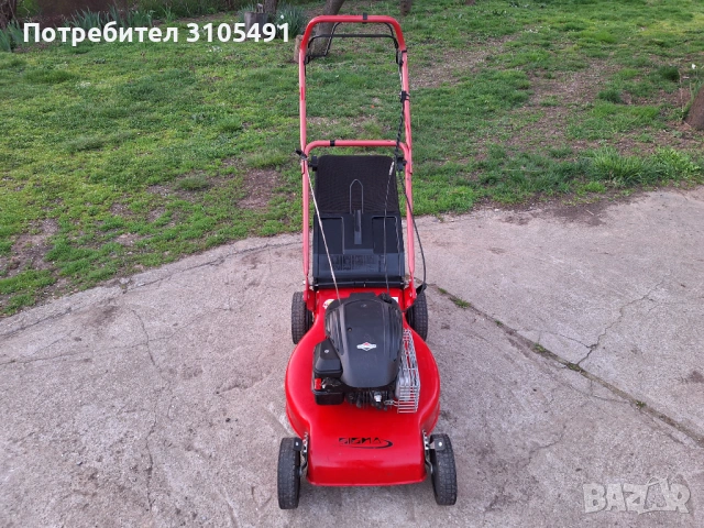 Косачка Briggs ALKO 4.5к.с. 48см самоходна мулчираща с кош, снимка 2 - Градинска техника - 54115073