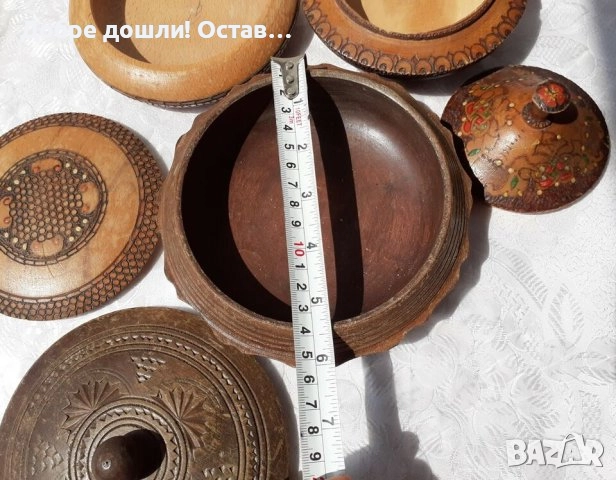 Дървени кутии с форма на буре и разни други стари кръгли кутии, снимка 15 - Други - 32361732