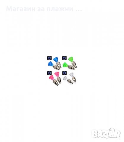 КАПАЧКИ ЗА ВЕНТИЛИ С РАЗНОЦВЕТНИ СВЕТЛИНИ ДМ - код Диамант, снимка 2 - Аксесоари и консумативи - 34306662