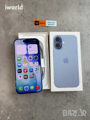 ГАРАНЦИЯ❗️iPhone 17 29€/мес 256GB Mist Blue КАТО НОВ❗️син , снимка 10 - Apple iPhone - 56208724