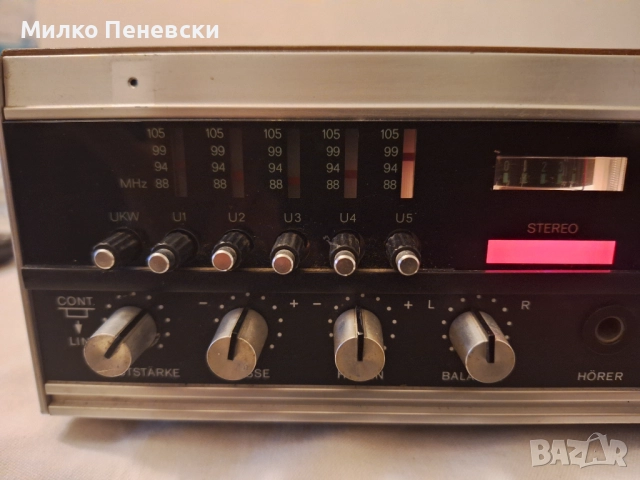 DUAL CR50 HI FI VINTAGE STEREO RECEIVER .MADE IN WEST GERMANY., снимка 2 - Ресийвъри, усилватели, смесителни пултове - 52803779