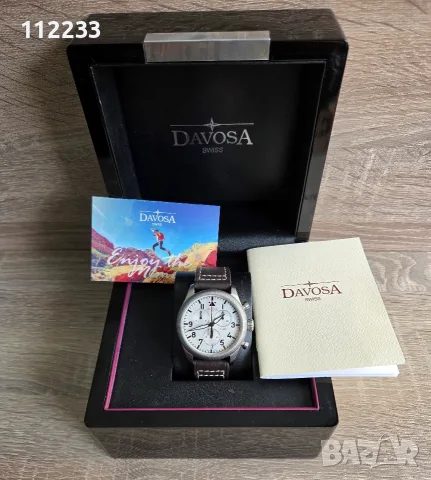 БАРТЕР DAVOSA Aviator FLY BACK Chronograph, снимка 6 - Мъжки - 33435836