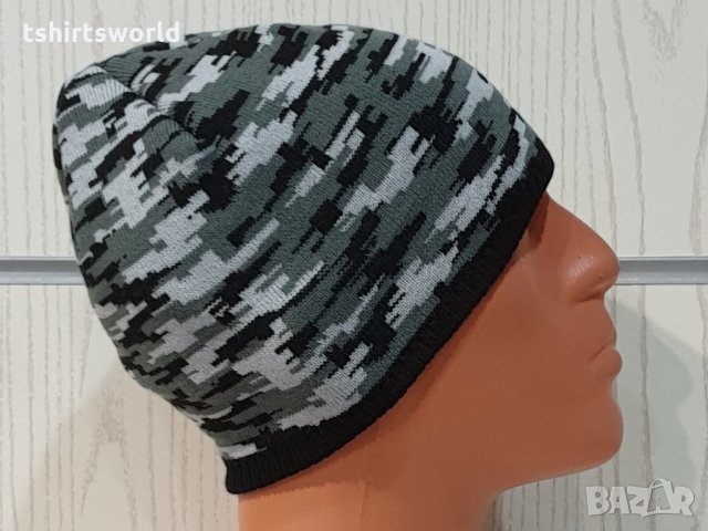 Нова зимна камуфлажна шапка, снимка 9 - Шапки - 35425254