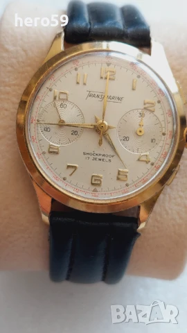 Мъжки швейцарски колекционен механичен часовник хронограф , снимка 3 - Мъжки - 50910275