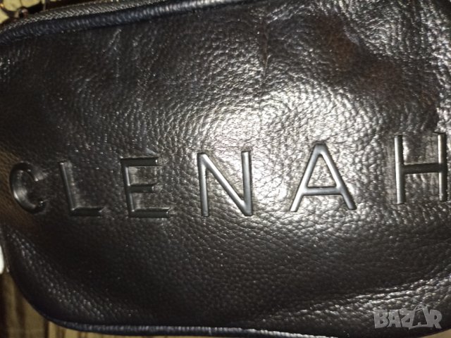 CLENAH-Черна малка кожена чанта, снимка 10 - Чанти - 42870834