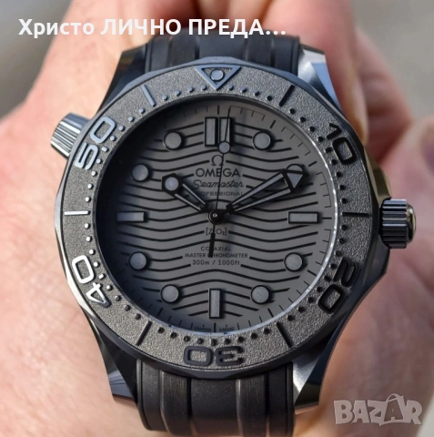 Януари промоция! Мъжки механичен часовник Omega Seamaster Diver 300M Black Black, снимка 2 - Мъжки - 53092078