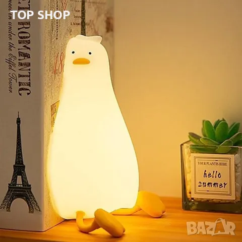 Силиконова акумулаторна LED лампа ПАТЕ, снимка 3 - Лампи за стена - 48540518