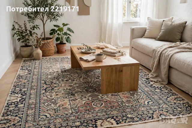 Персийски килим без забележки , снимка 7 - Килими - 55877488