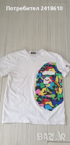 BAPE A Bathing Ape Cotton Mens Size S /M ОРИГИНАЛ! Мъжка Тениска!, снимка 10 - Тениски - 44516842