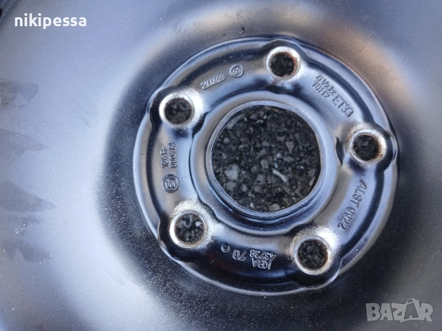 железни джанти 5х112 , 16 цола , голф , пасат , тоуран , шаран, снимка 2 - Гуми и джанти - 52524201