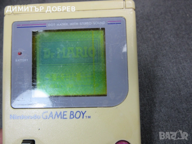 СТАРА РЕТРО КОНЗОЛА NINTENDO GAME BOY CLASSIC DMG-01 + Dr.MARIO, снимка 4 - Nintendo конзоли - 54159950