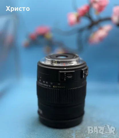 Обектив Sigma 18-50mm F2.8-4.5 DC OS HSM за Canon EF – APS-C, Optical Stabilizer, снимка 3 - Обективи и филтри - 55808521