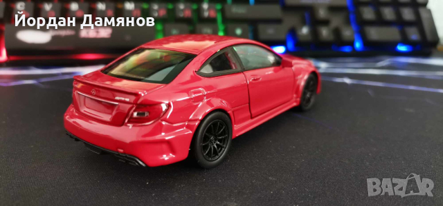 Мерцедес Ц63 АМГ Коуп в мащаб 1:34 , снимка 3 - Колекции - 44694748