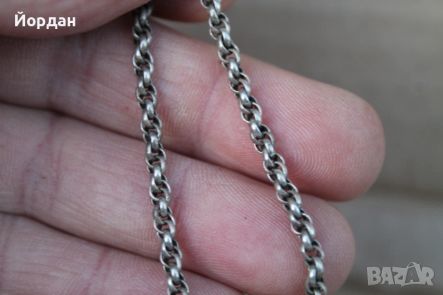 Дамски сребърен гердан 0,925, снимка 10 - Колиета, медальони, синджири - 53275119