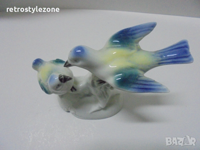 № 8566 Стара порцеланова фигура „Птици“ – Foreign  , снимка 3 - Други ценни предмети - 54195806