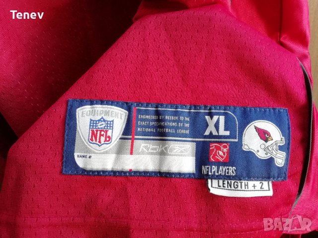 ARIZONA CARDINALS MATT LEINART FOOTBALL JERSEY NFL REEBOK оригинална тениска Американски футбол , снимка 5 - Тениски - 38368316