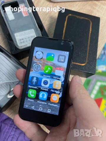 Мини смартфон,  3G WCDMA черен, снимка 9 - Други - 46897181