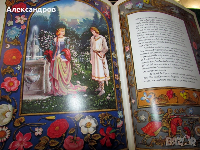 Голяма ретро книга с фантастични разкази и илюстрации на английски език и твърди корици, снимка 14 - Списания и комикси - 54270058
